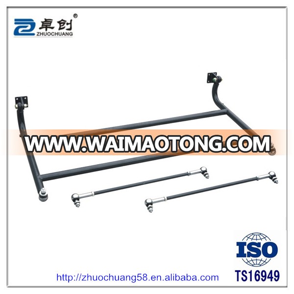 Four-bar horizontally-move simple lifting mechanism for bus luggage doors QF-B001